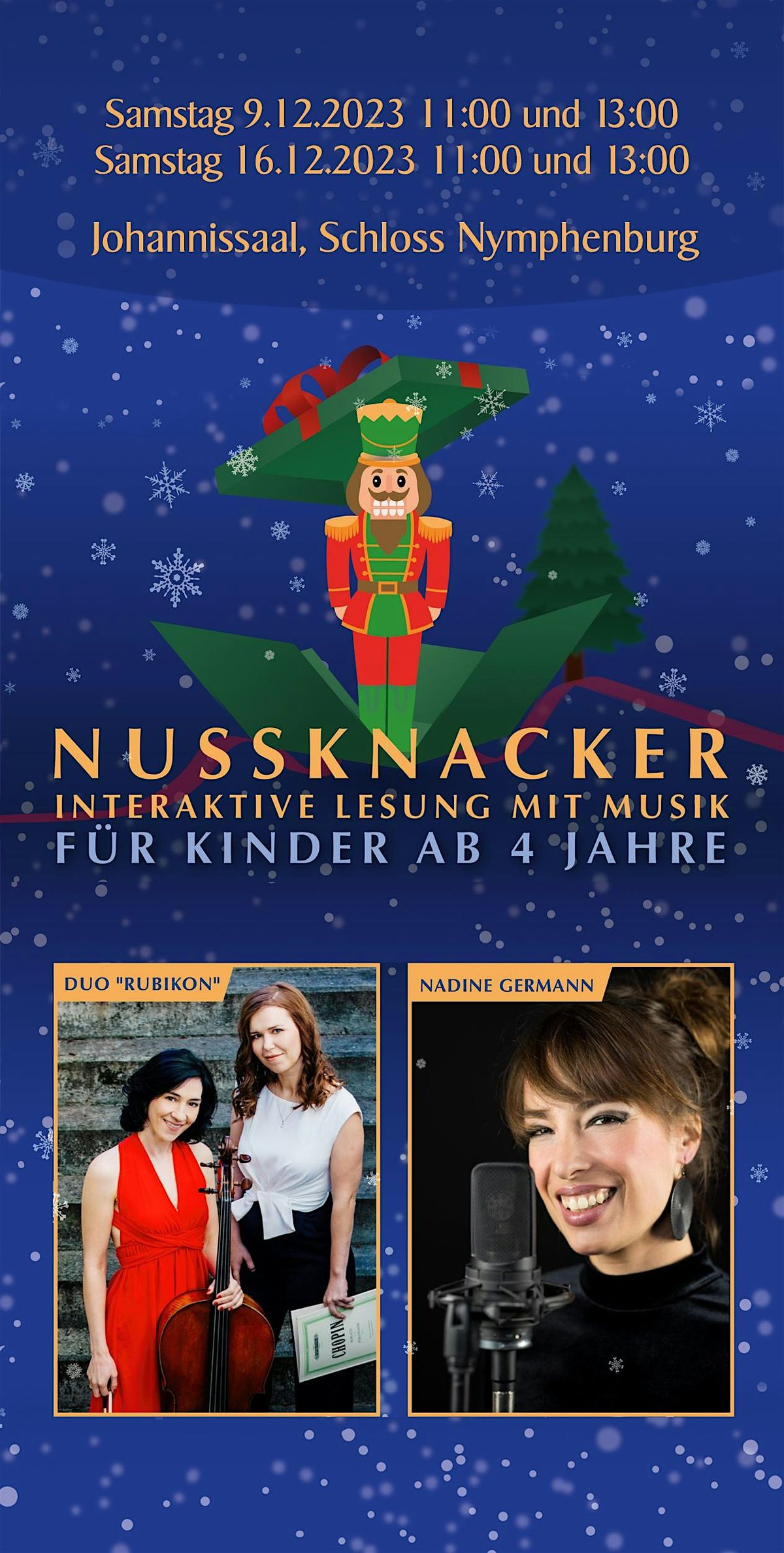 Der Nussknacker- interaktive Lesung mit der Musik f\u00fcr Kinder ab 4 Jahre