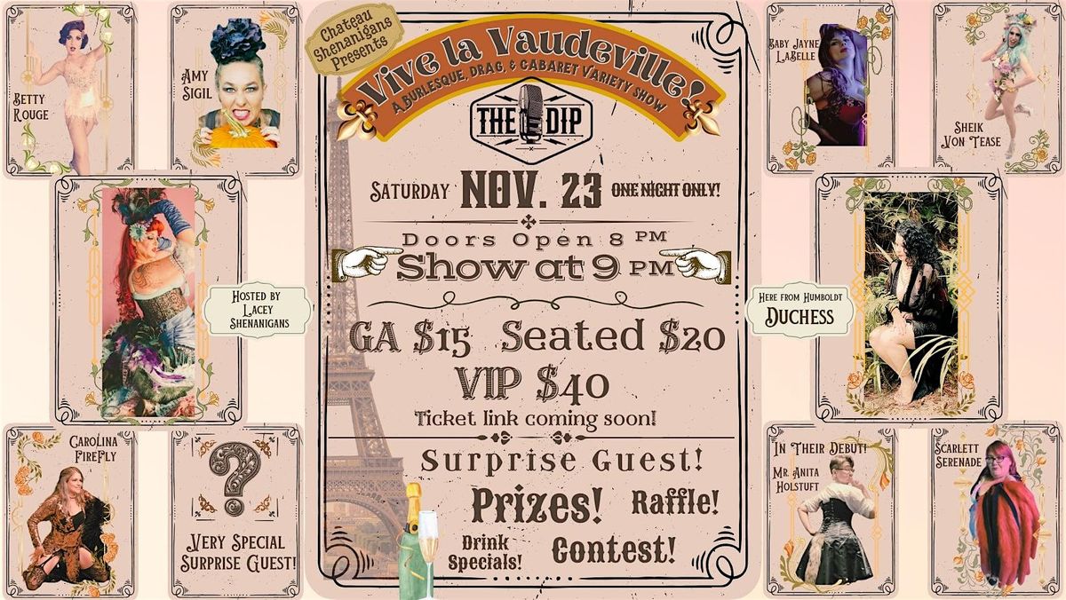 Vive la Vaudeville: A Burlesque, Drag & Cabaret Variety Show