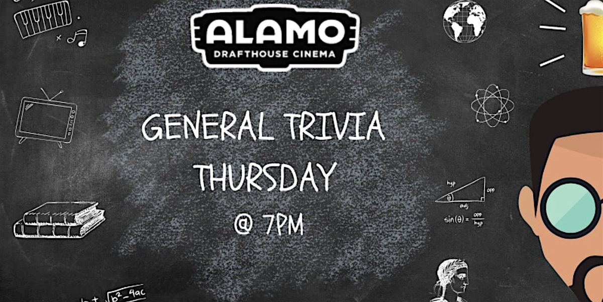 General Trivia at Alamo Drafthouse Cinema Charlottesville