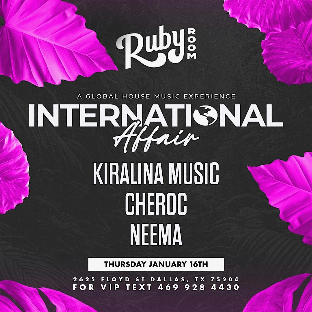 International Affair at Ruby Room 1\/16