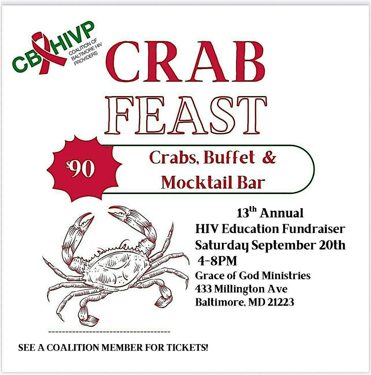 CBHIVP's 13th Annual Crab Feast Fundraiser
