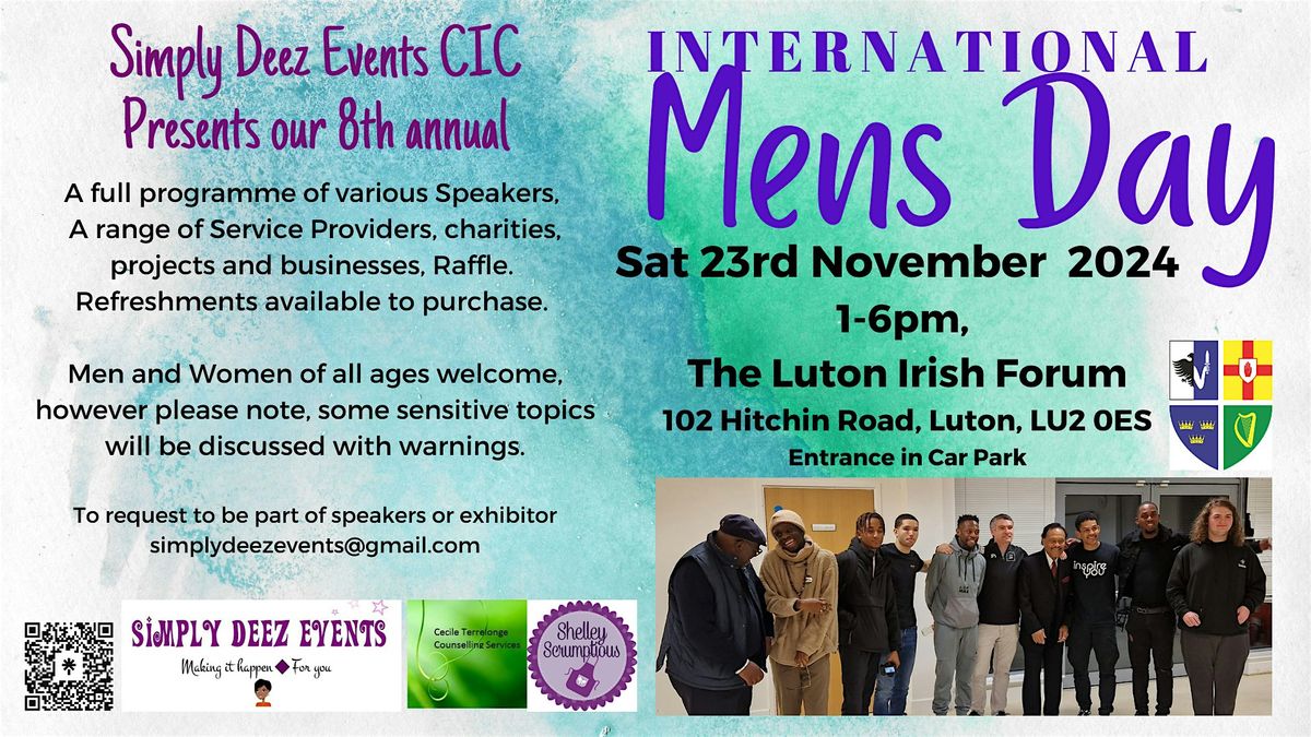 Simply Deez Events CIC International Mens Day