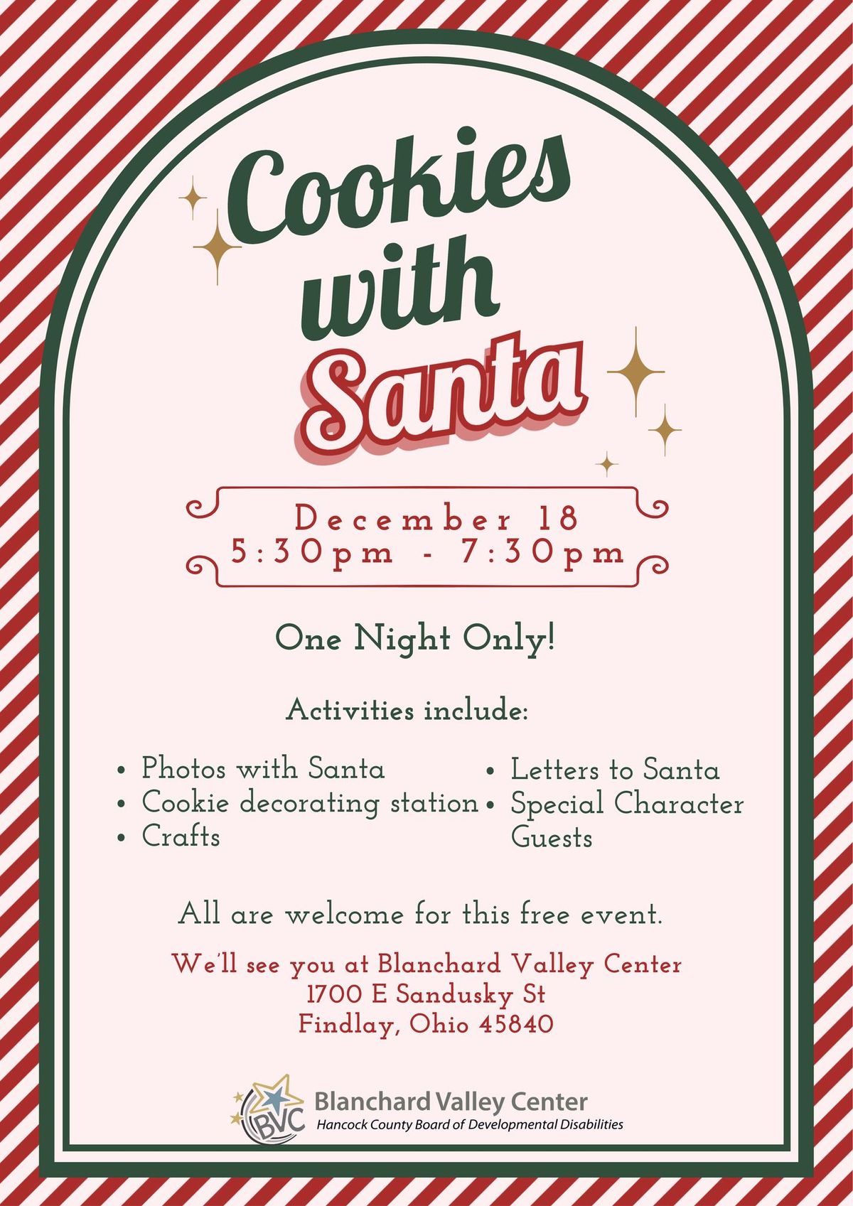 Cookies with Santa