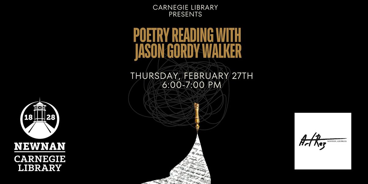 Poetry Reading with Jason Gordy Walker