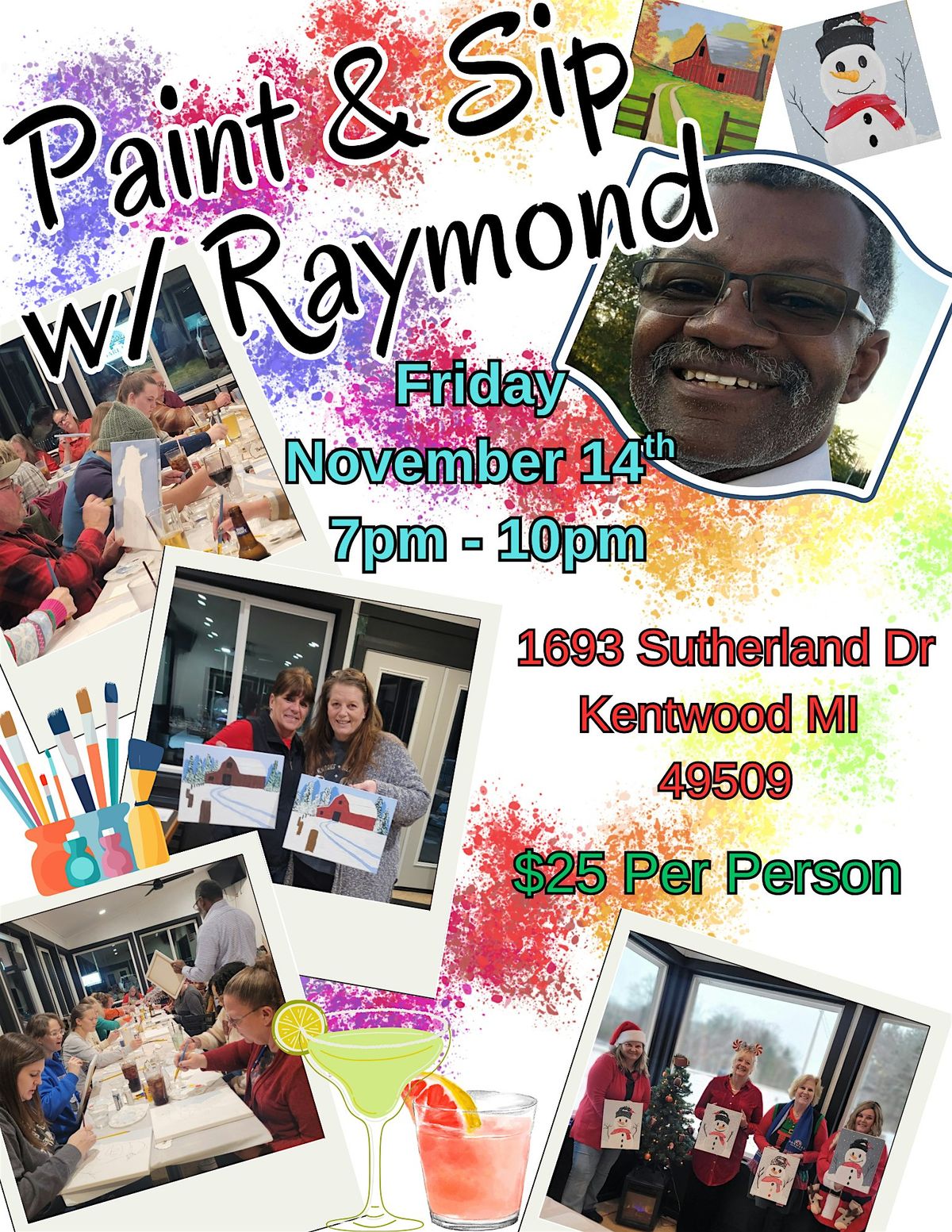 Paint & Sip w\/ Raymond