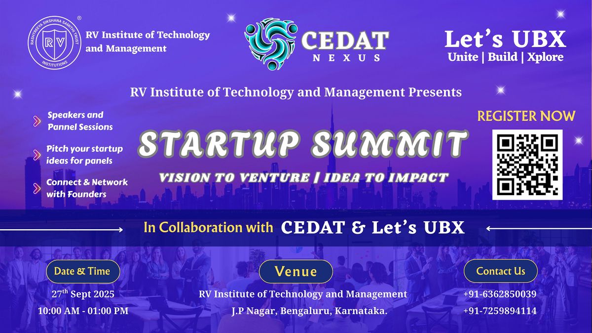 STARTUP SUMMIT 2025 - CEDAT