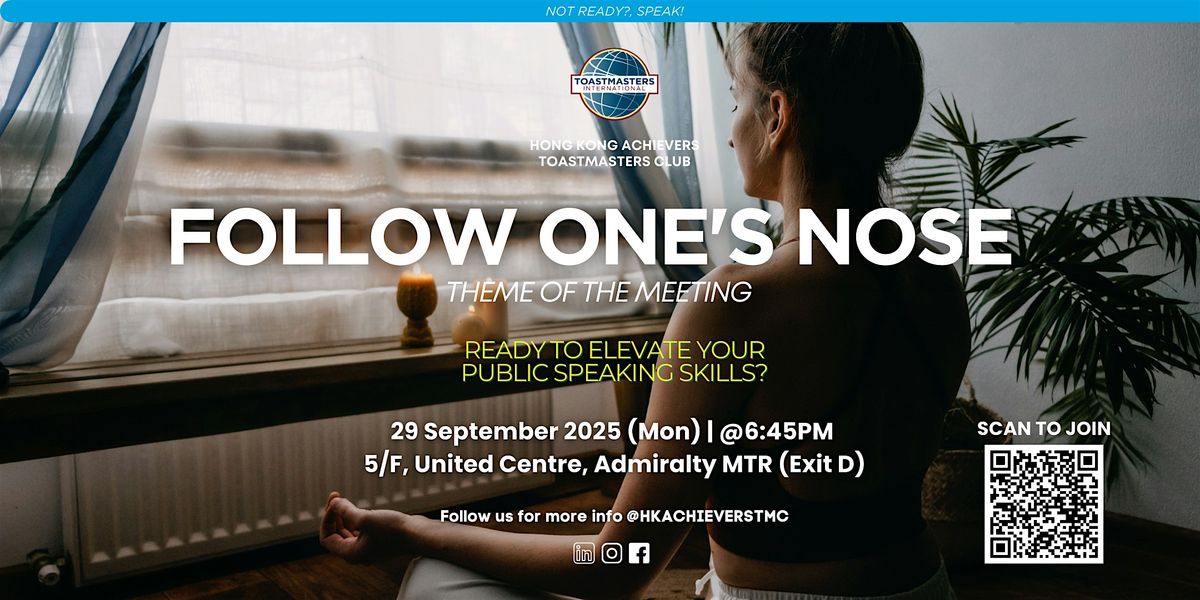 HK Achievers Toastmasters Club Weekly Meeting