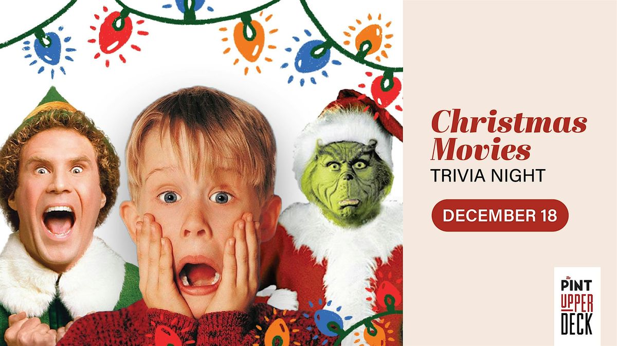 Christmas Movie Trivia @ The Pint Upper Deck