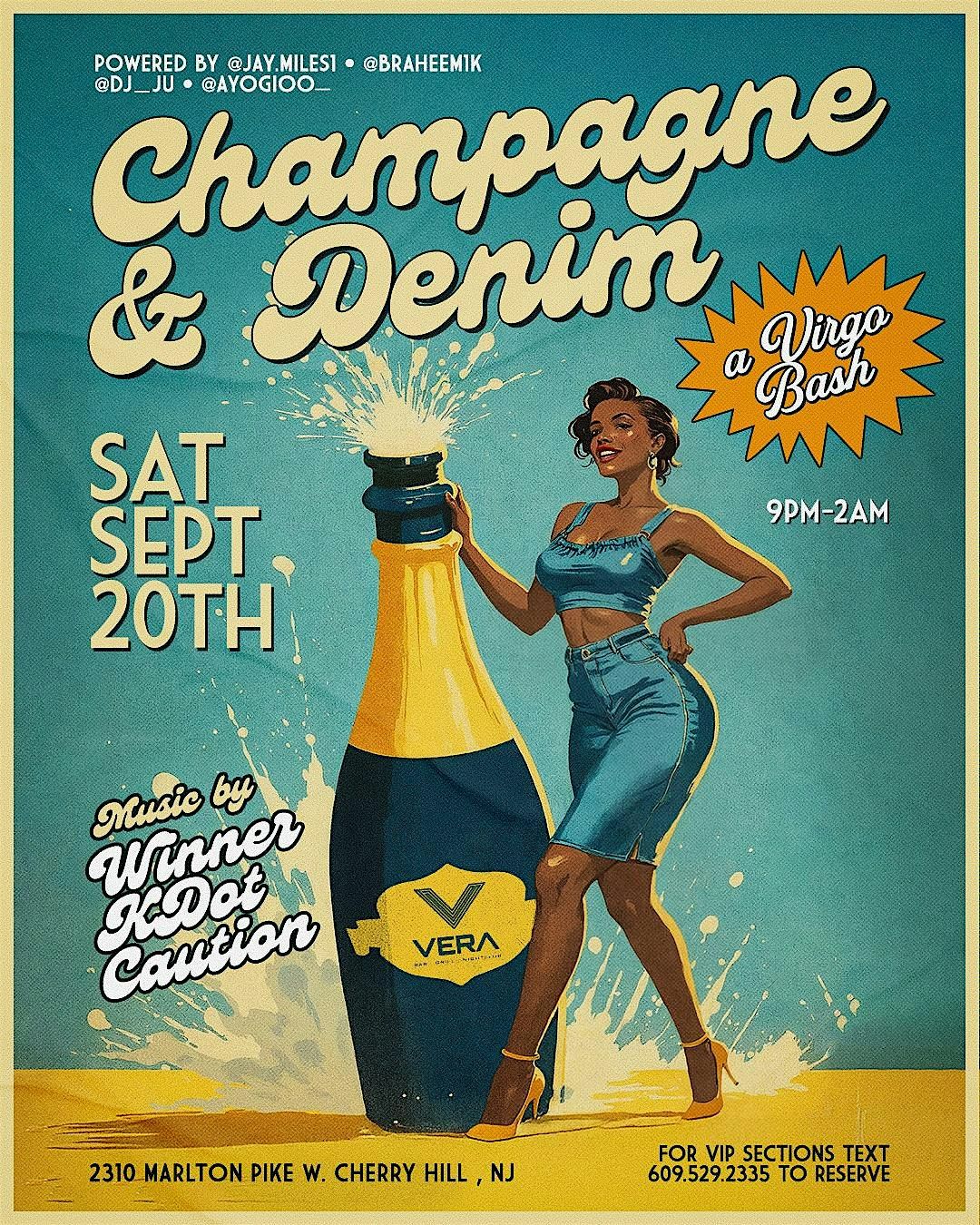 Champagne & Denim: A Virgo Bash!