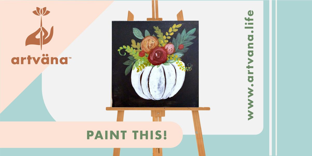 Artvana Pumpkin Paint & Sip at Bainbridge Island Vineyards October 2025