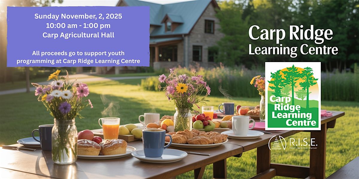 Carp Ridge Learning Centre Wild Brunch