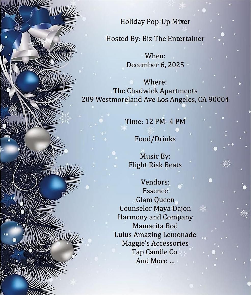 Holiday Pop-Up Mixer