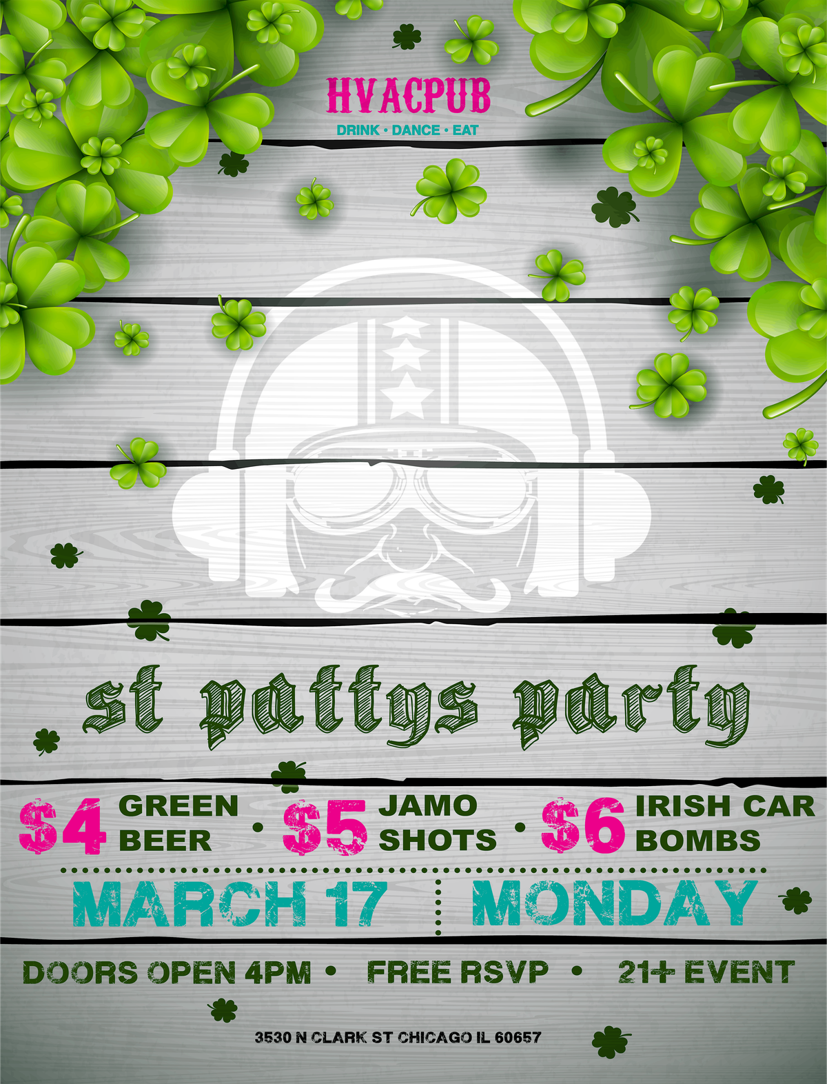 St. Pattys Party @ HVAC Pub