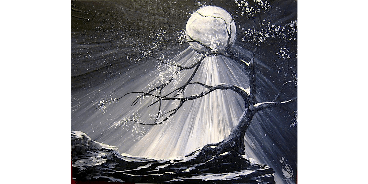 Wicked Full Moon Glow - Paint and Sip in Denver | Classpop!\u2122