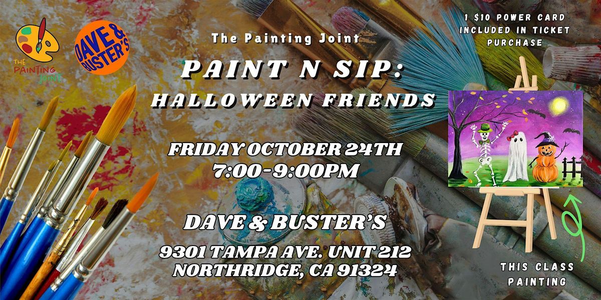 Paint n Sip: Halloween Friends