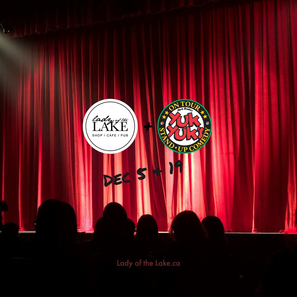 Yuk Yuk's Comedy Dec. 5 at the Lady