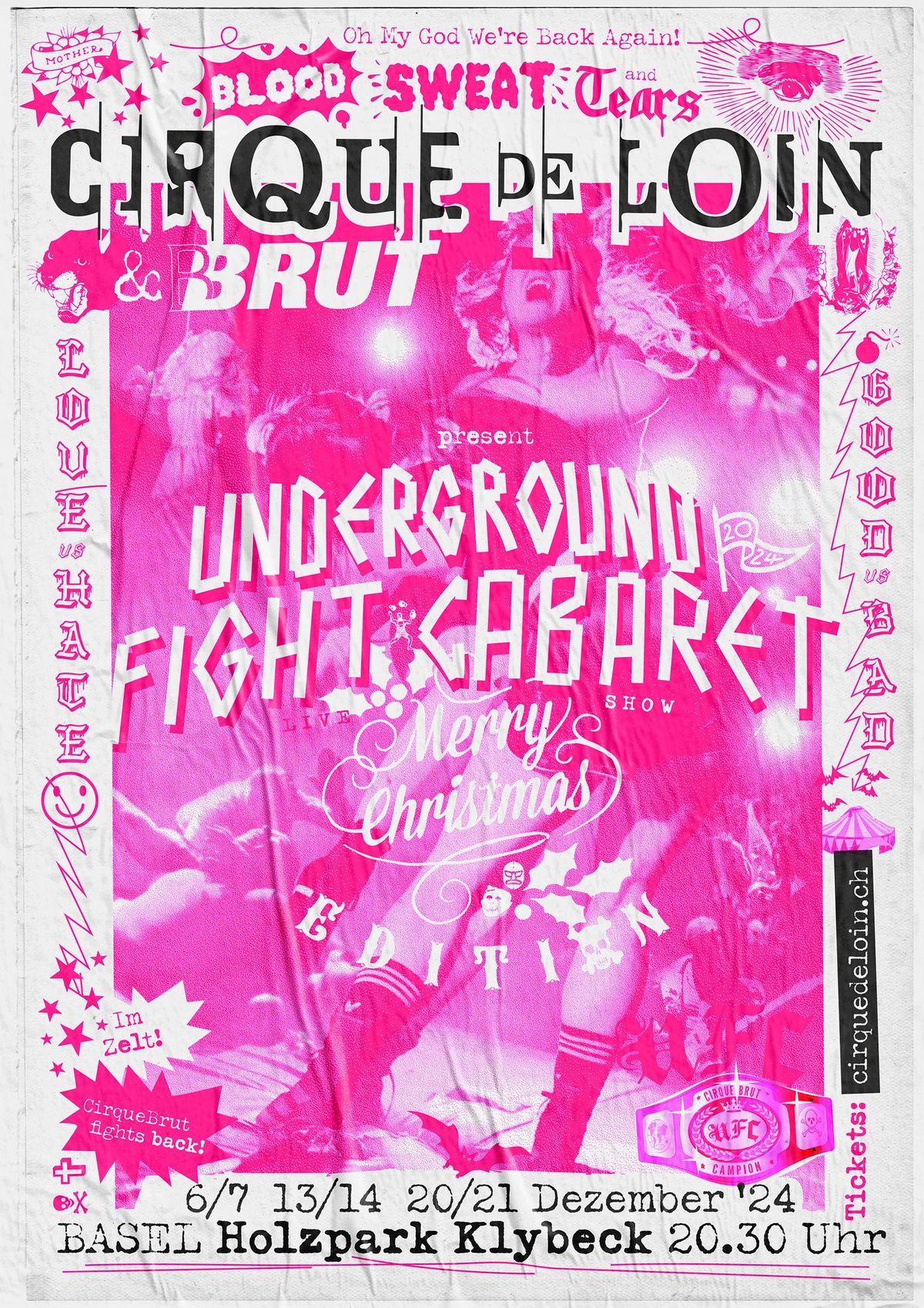 Underground Fight Cabaret: Das unweihnachtlichste Weihnachtsvariet\u00e9 der Welt! 