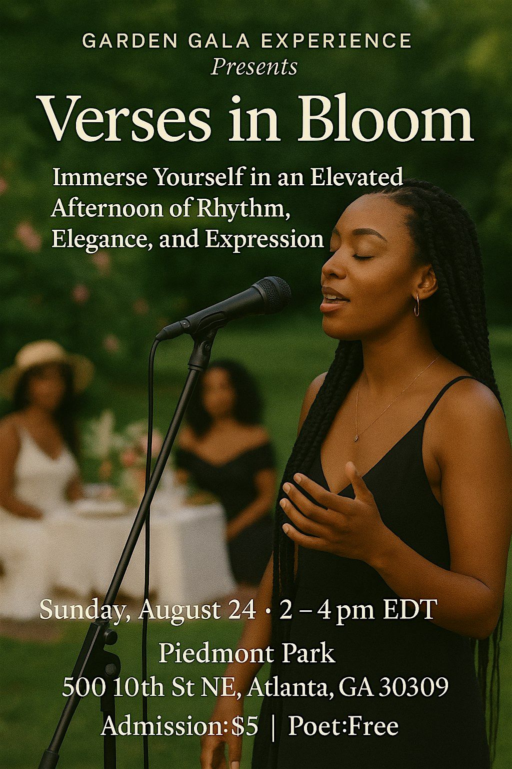 Verses in Bloom: A Luxe Spoken Word + Poetry Picnic
