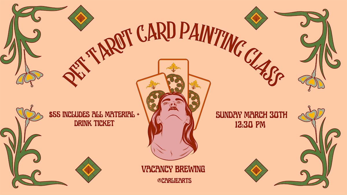 Pet Tarot Card Painting Class