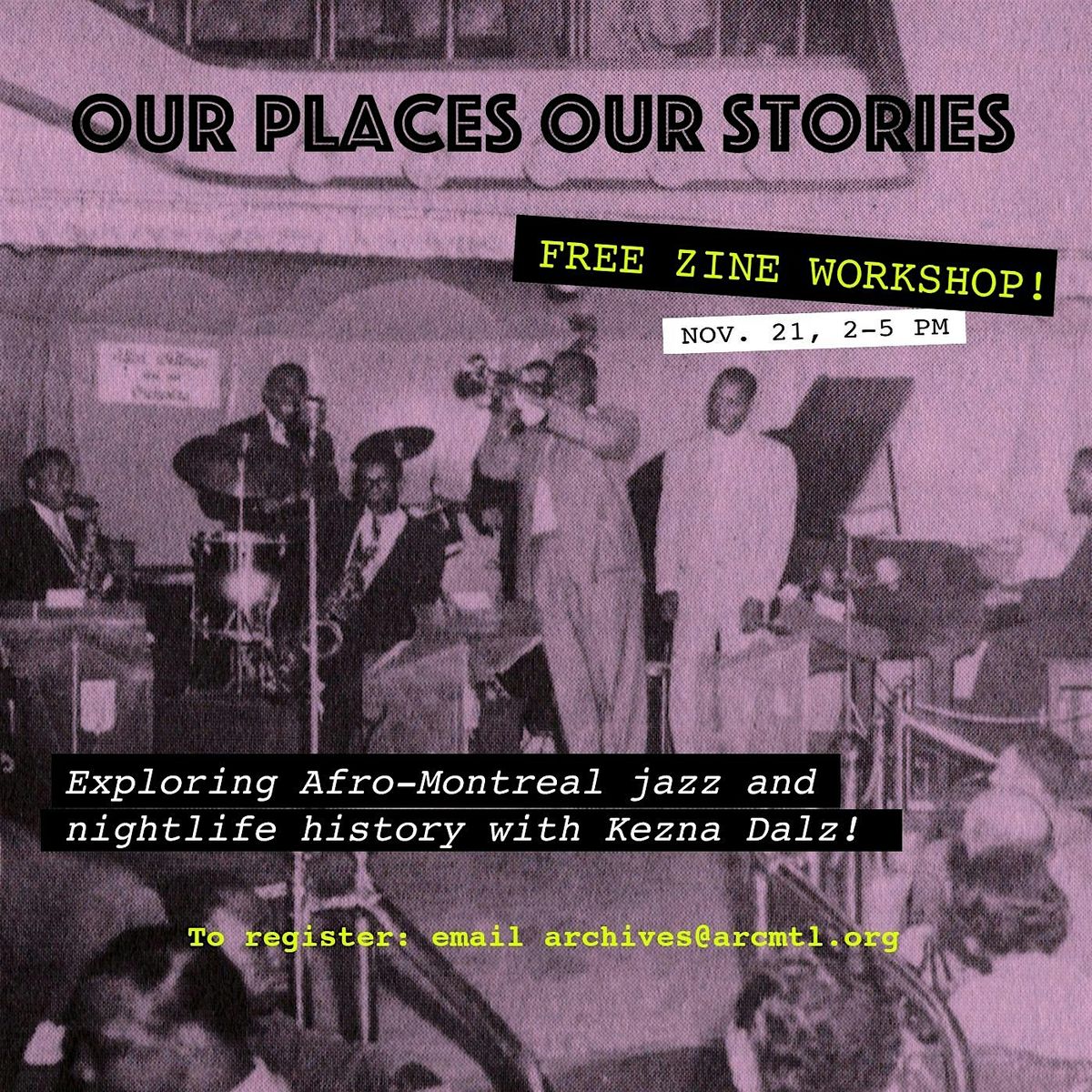 "Our Places, Our Stories" Zine Making Workshop