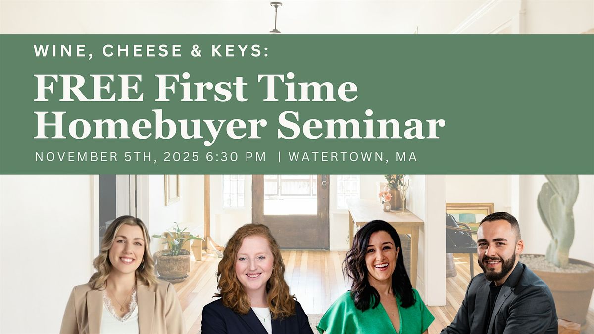 Wine, Cheese & Keys: FREE Homebuying Class & Happy Hour