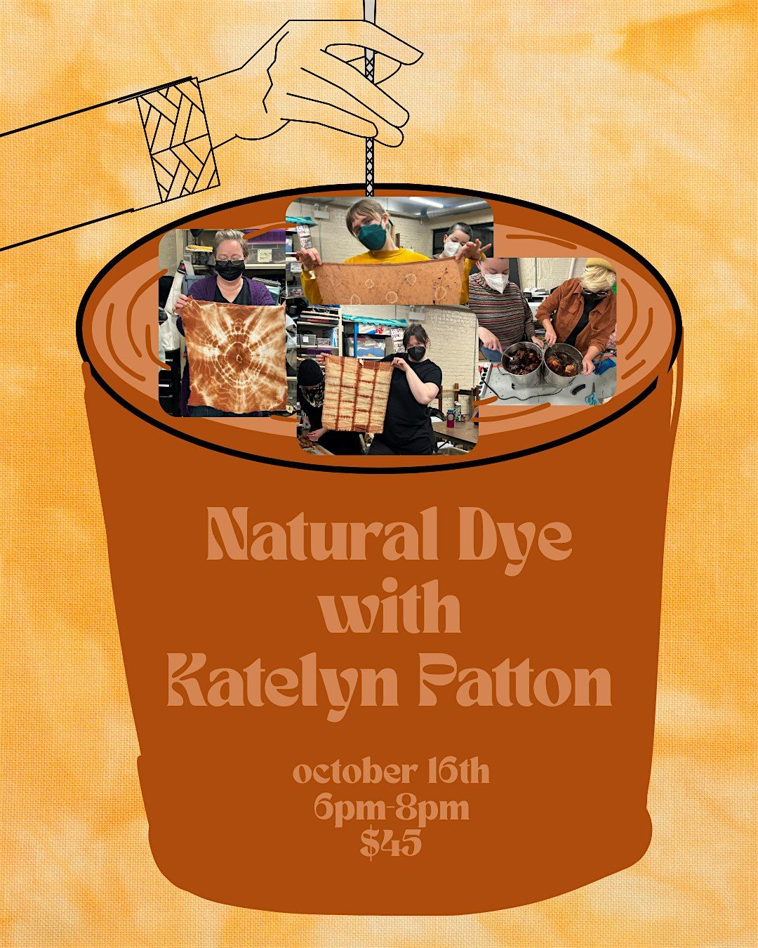 Natural Dye with Invasive Buckthorn led by Katelyn Patton
