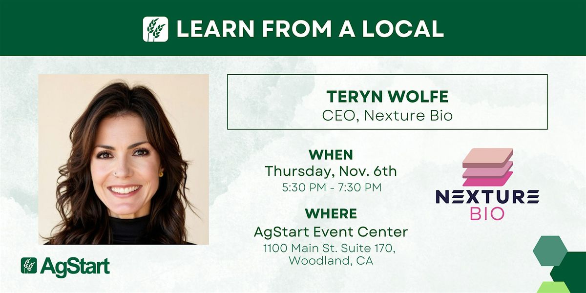 Learn from a Local: Teryn Wolfe, CEO of Nexture Bio
