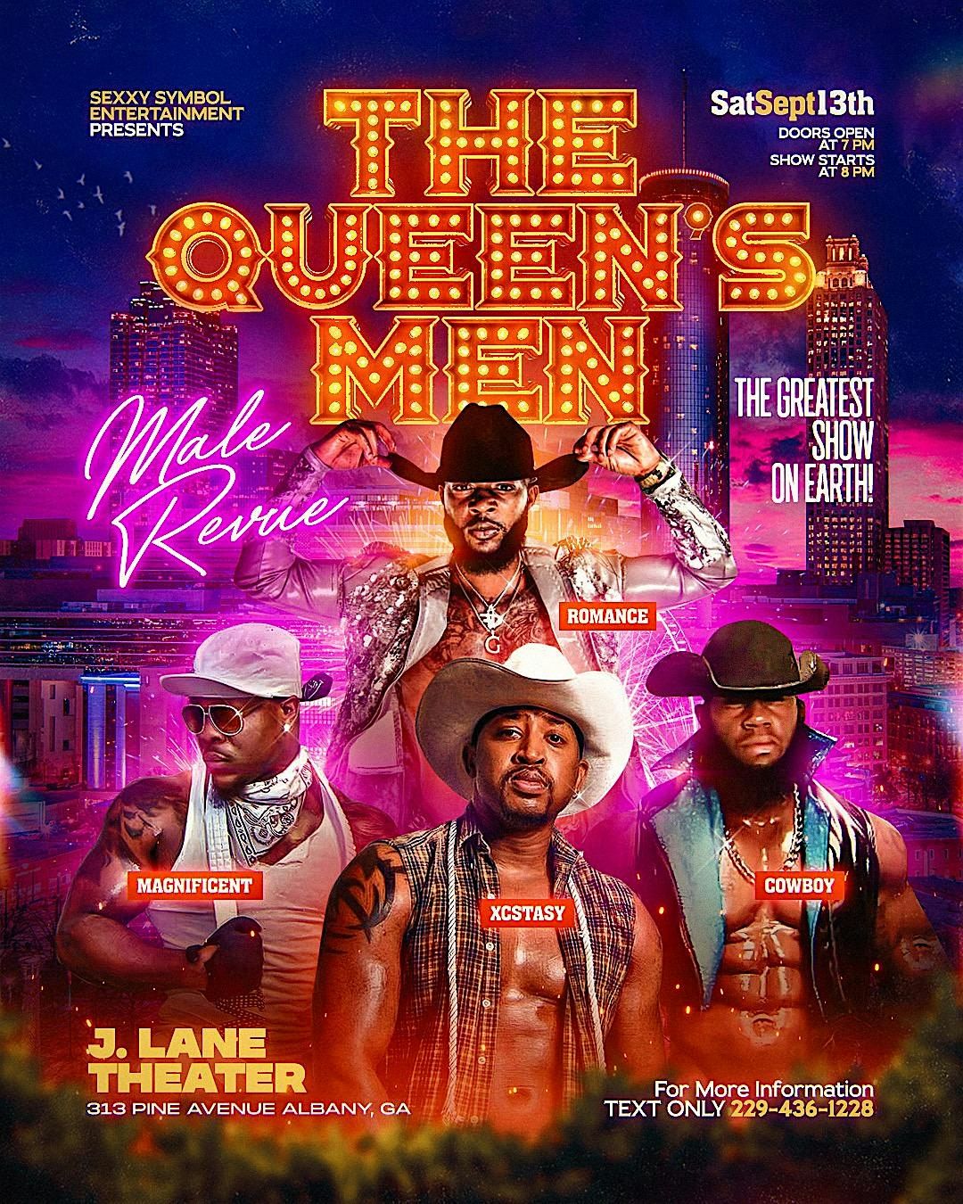 The Queen's Men- Male Revue