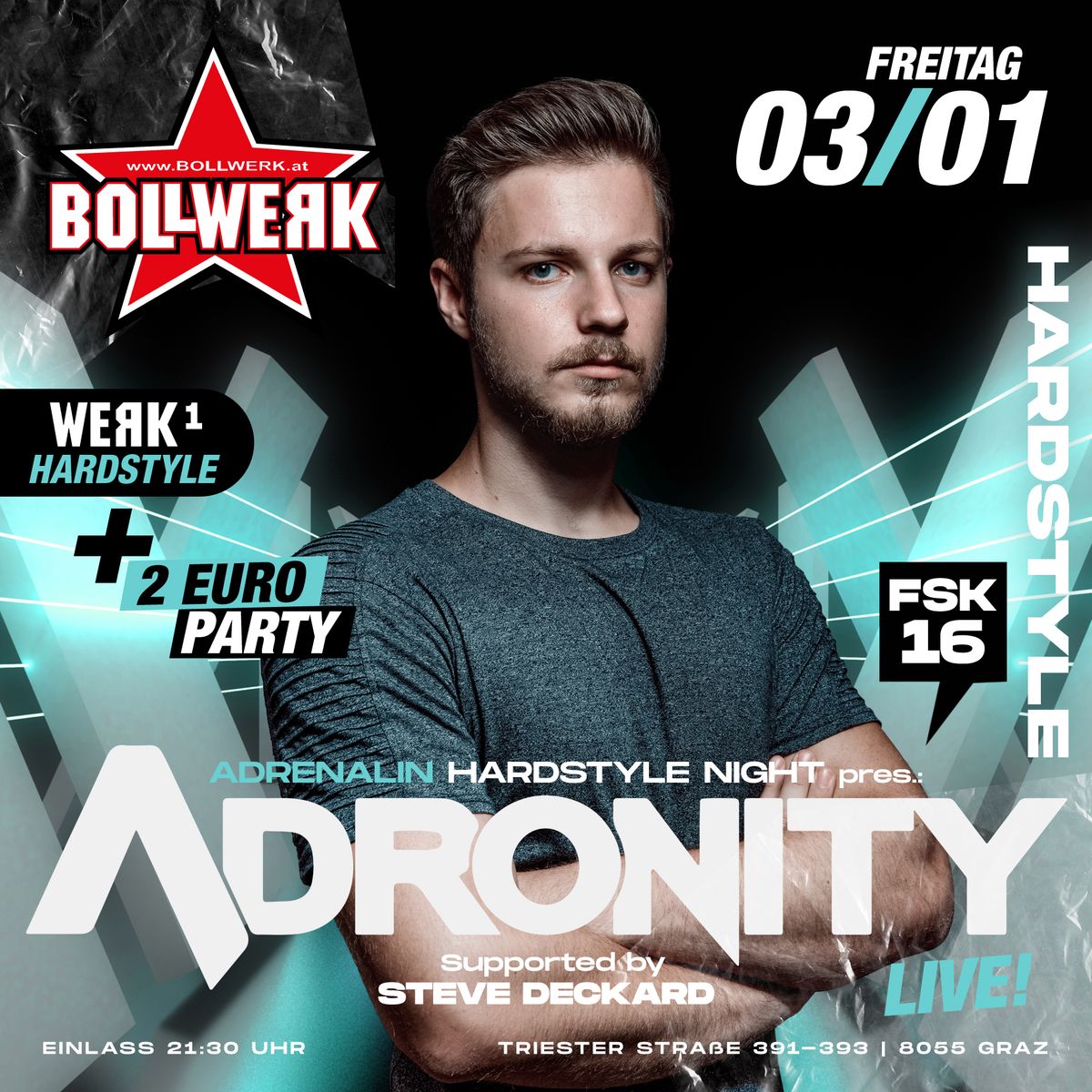 ADRENALIN HARDSTYLE NIGHT pres. DJ ADRONITY