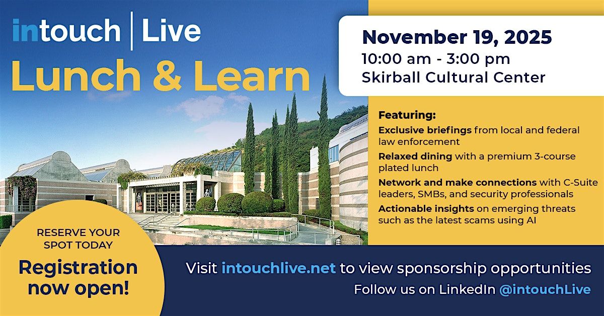 intouch|Live 2025 Los Angeles Lunch & Learn