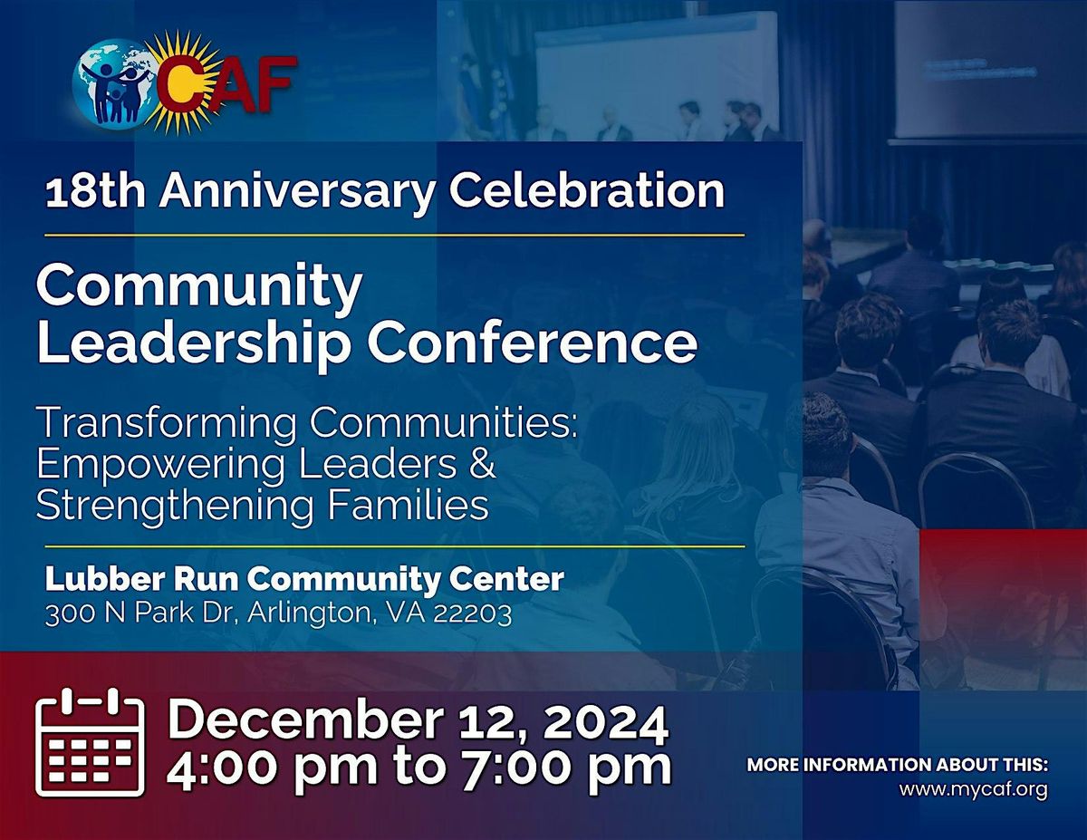 Transforming Communities Conference & 18th Anniversary Celebration