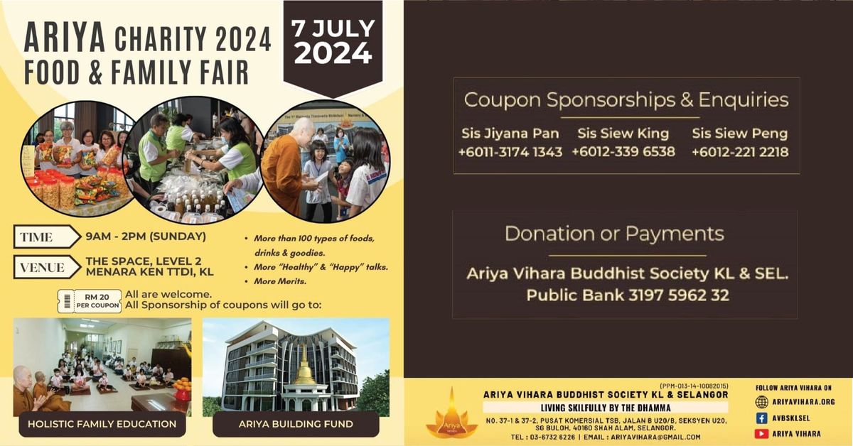 Ariya Charity Food & Family Fair 2024