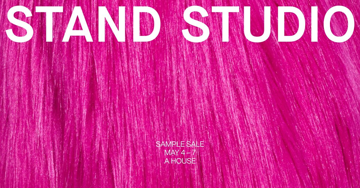STAND STUDIO SAMPLE SALE