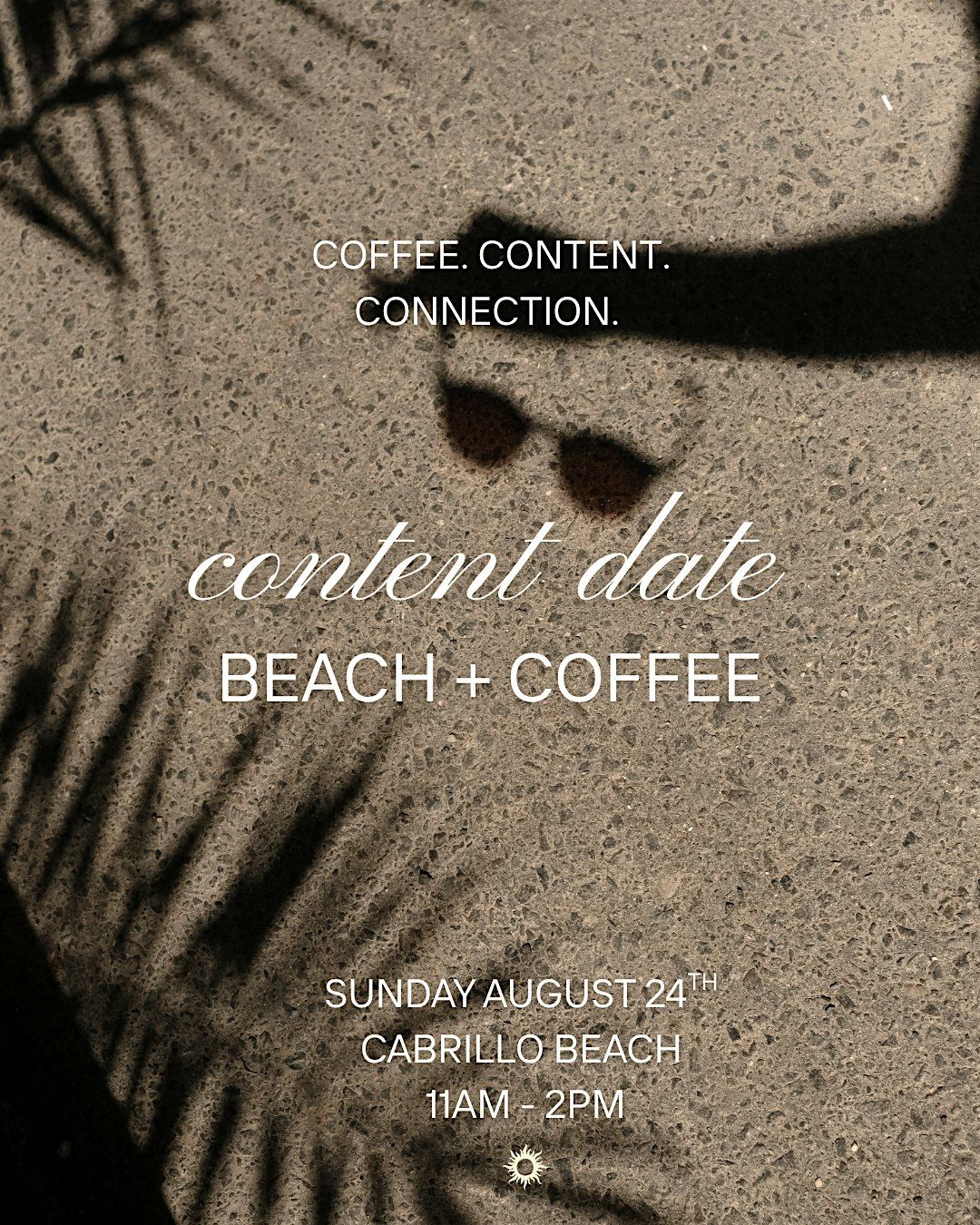 Content Date: Beach + Coffee