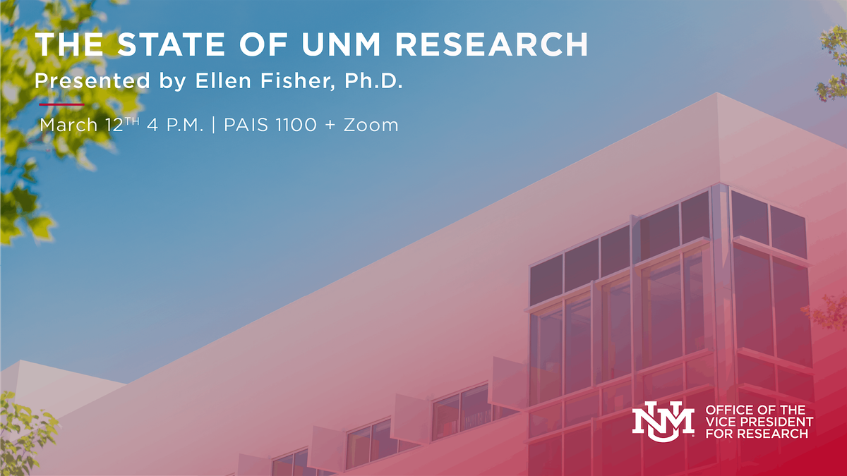 2025 UNM State of Research with Vice President for Research Ellen Fisher