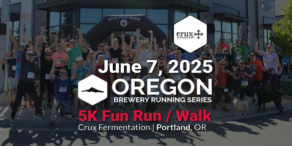 5k Beer Run - Crux Portland | 2025 OR Brewery Running Series