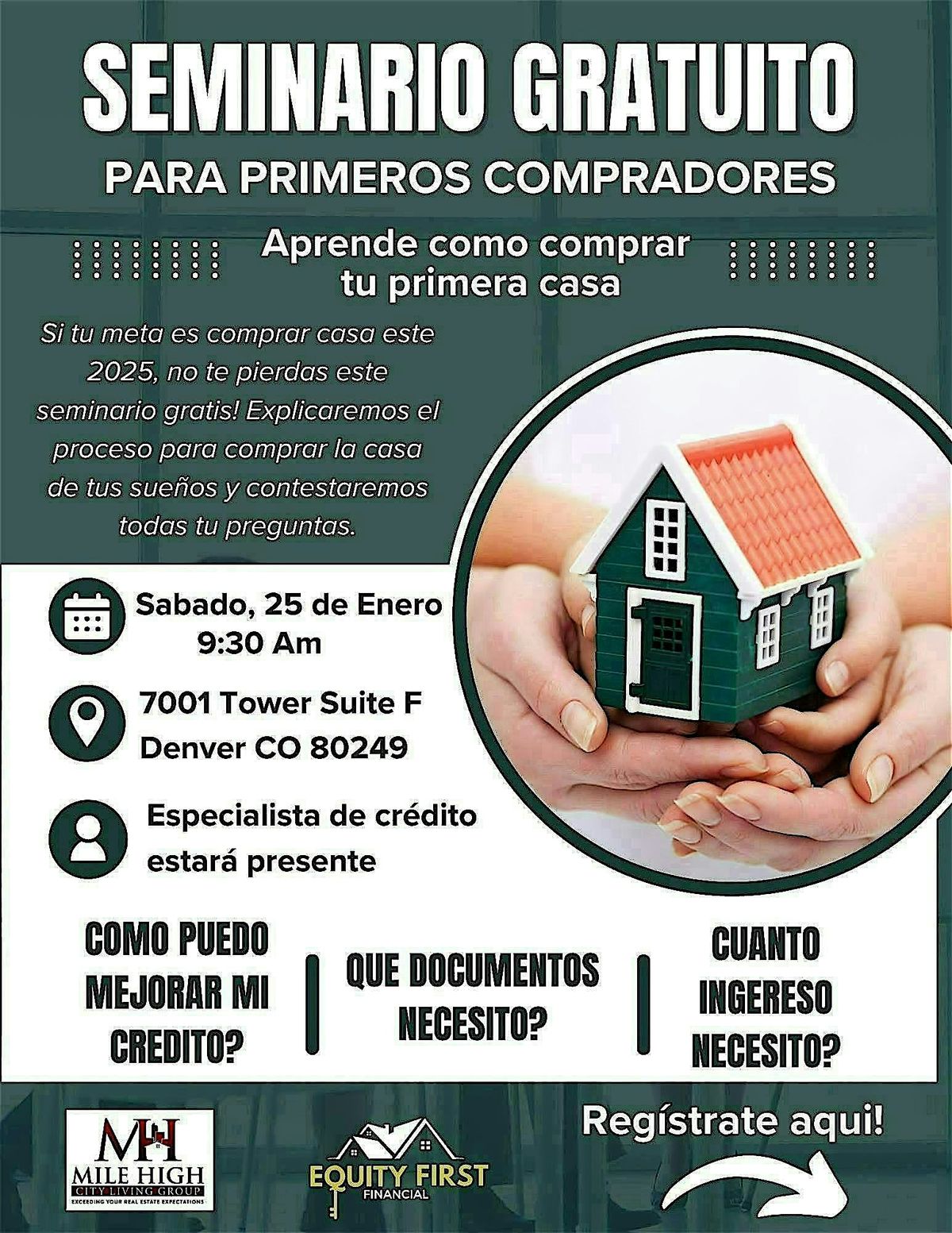 Seminario Gratuito Para Primeros Compradores