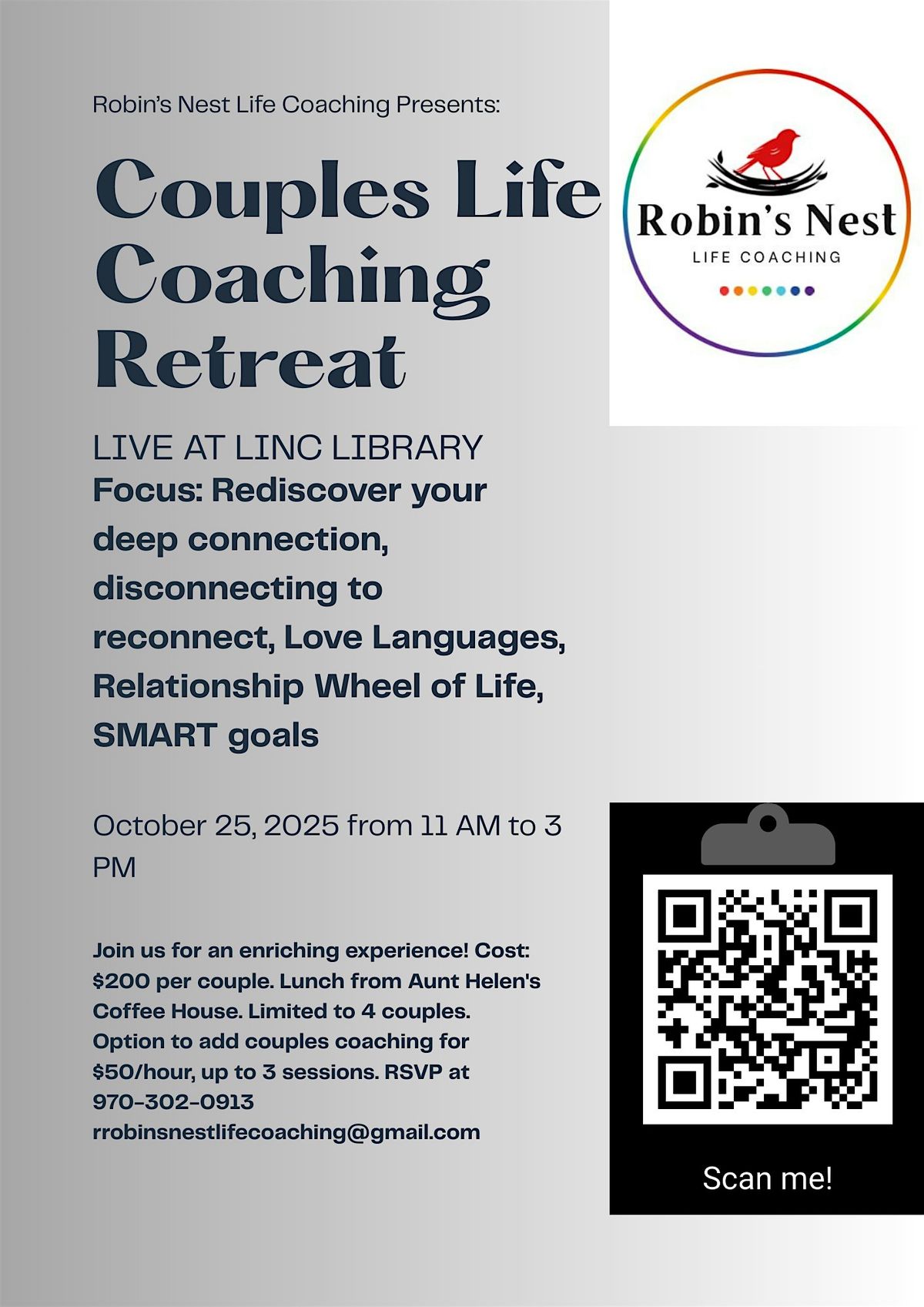 Couples Life Coaching Retreat