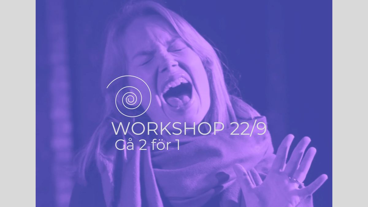 Creative Voice- workshop g\u00e5 2 f\u00f6r 1