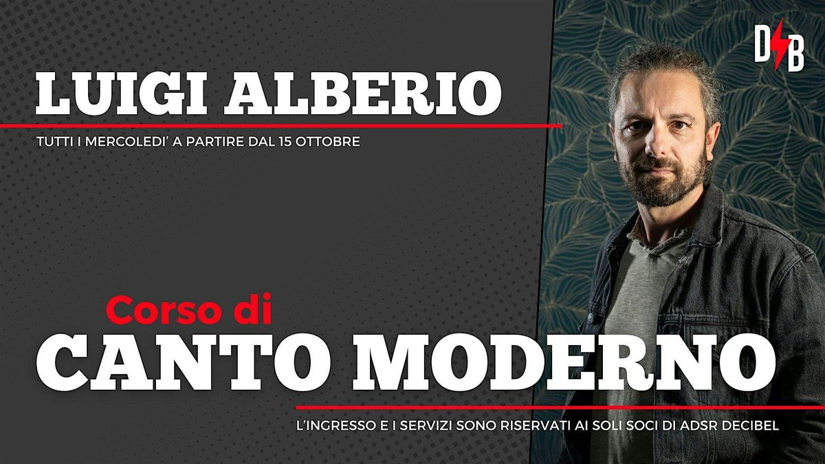 CORSO DI CANTO MODERNO