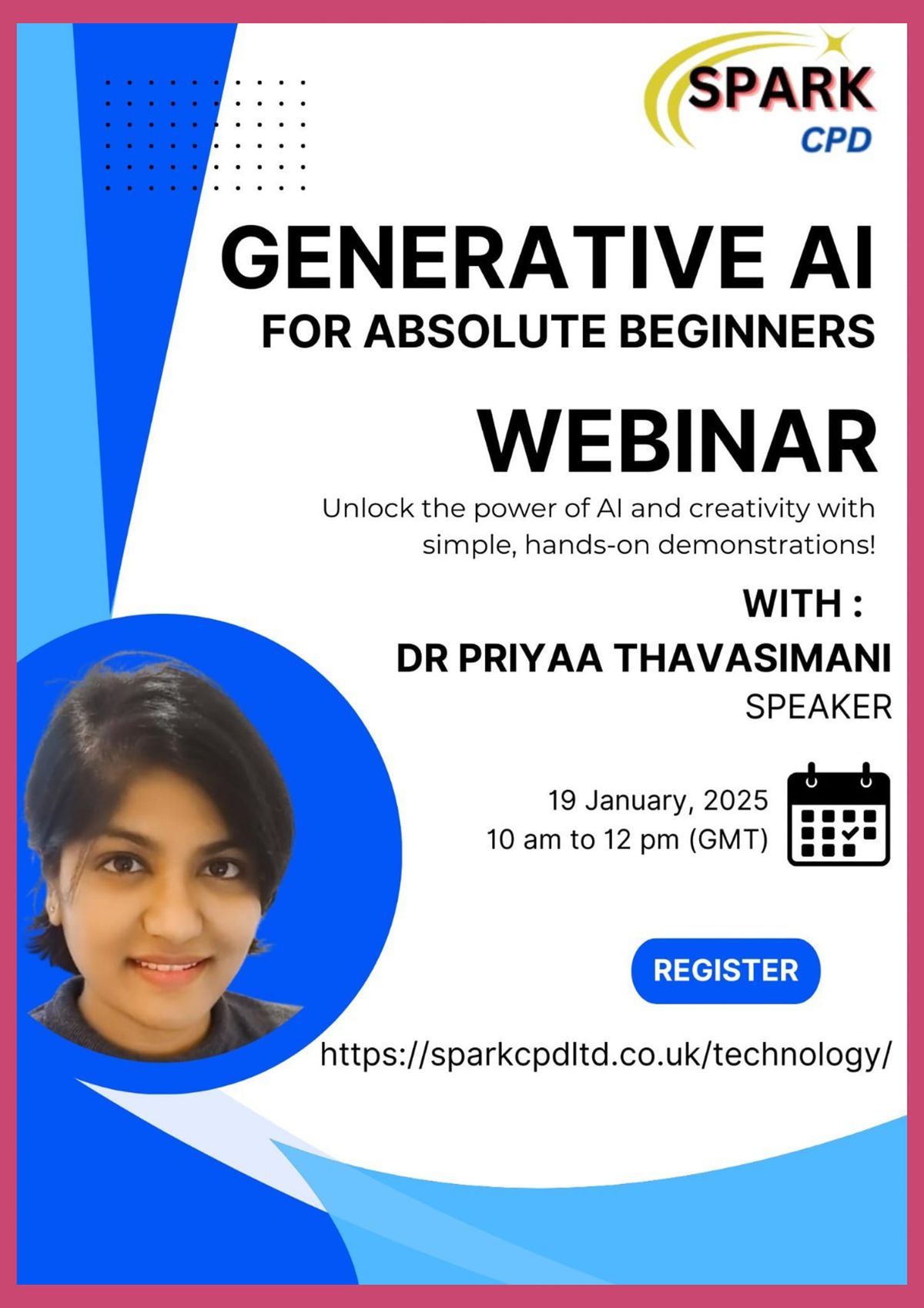 Join Us for a Free Webinar: 'Generative AI for Absolute Beginners'