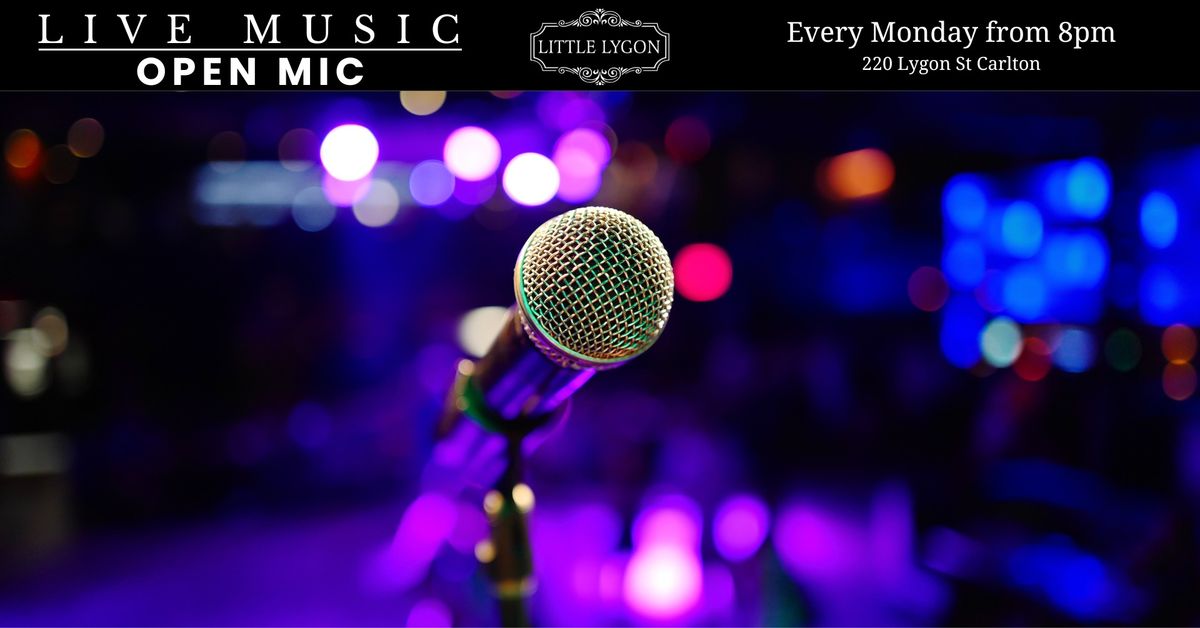 OPEN MIC at Little Lygon Bar