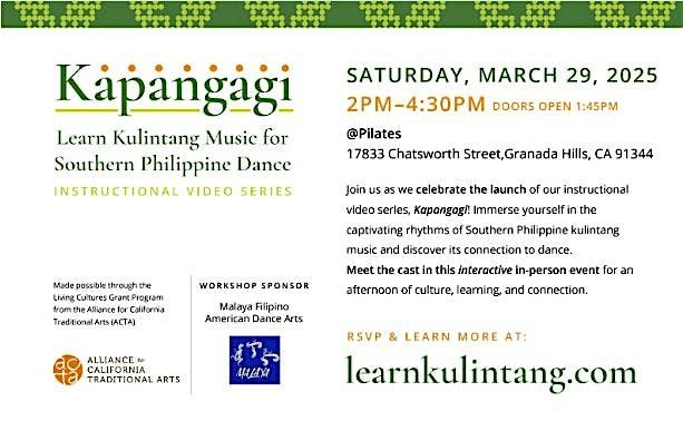 Kapangagi: A New Online Platform to Study Kulintang Music