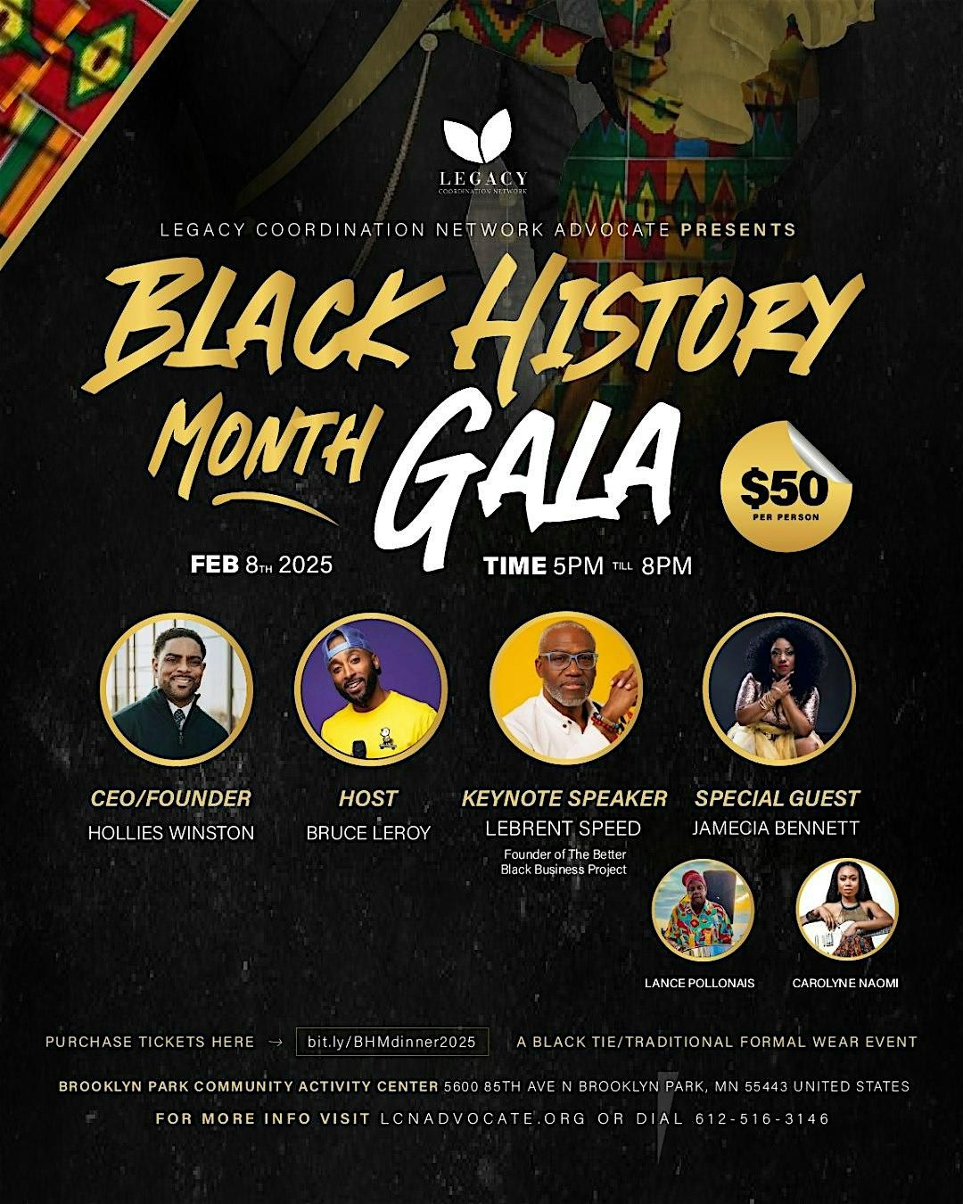 LCN Black History Month Dinner 2026