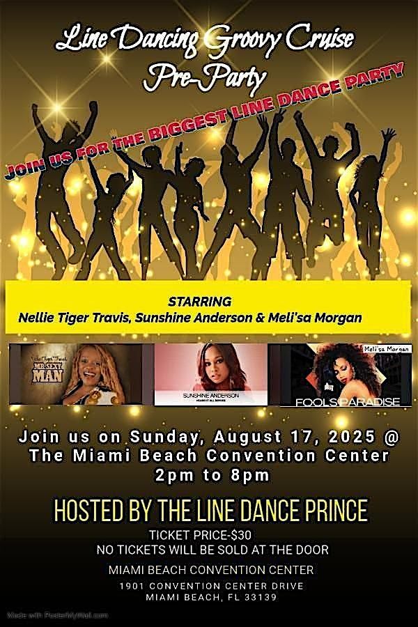 Line Dancing Groovy Cruise Pre-Party