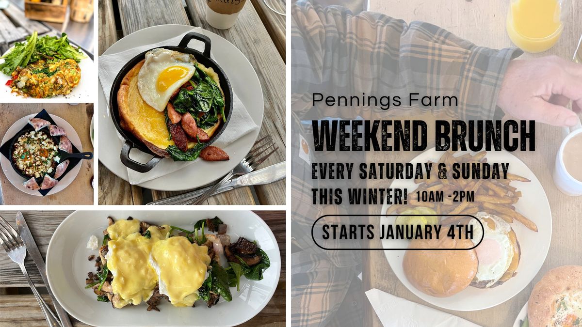 Weekend Brunch at Pennings Farm