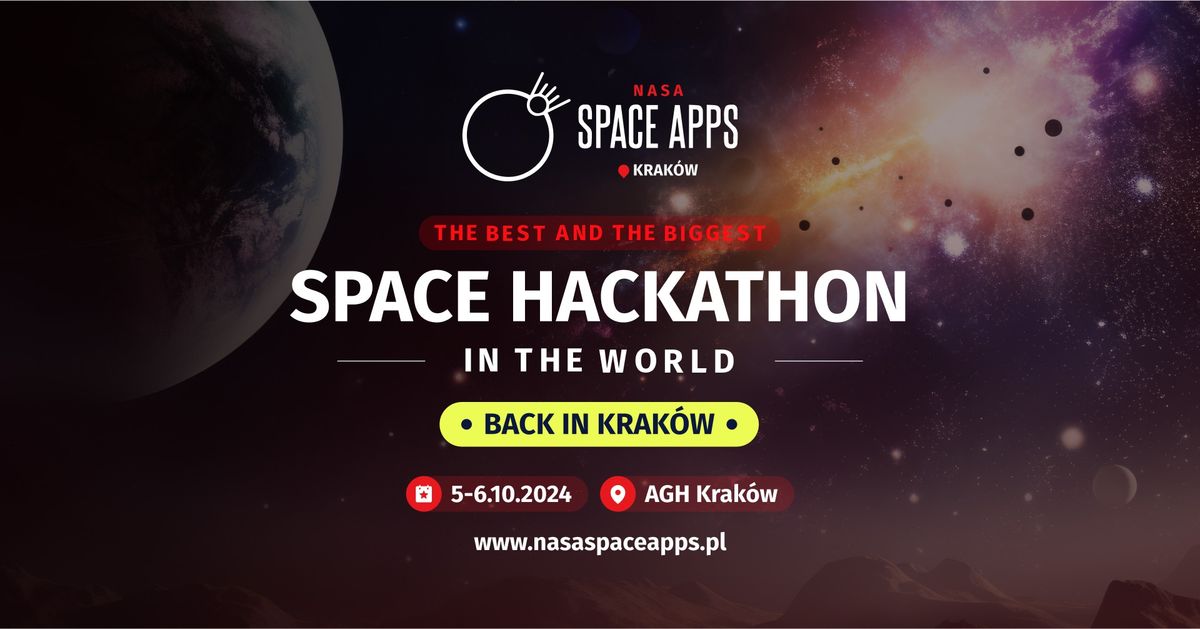 Hackathon NASA Space Apps Challenge Krak\u00f3w