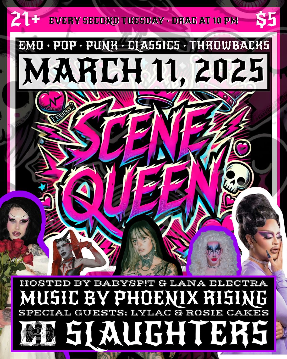 SCENE QUEEN: Emo, Pop, Punk, and Classics Night!