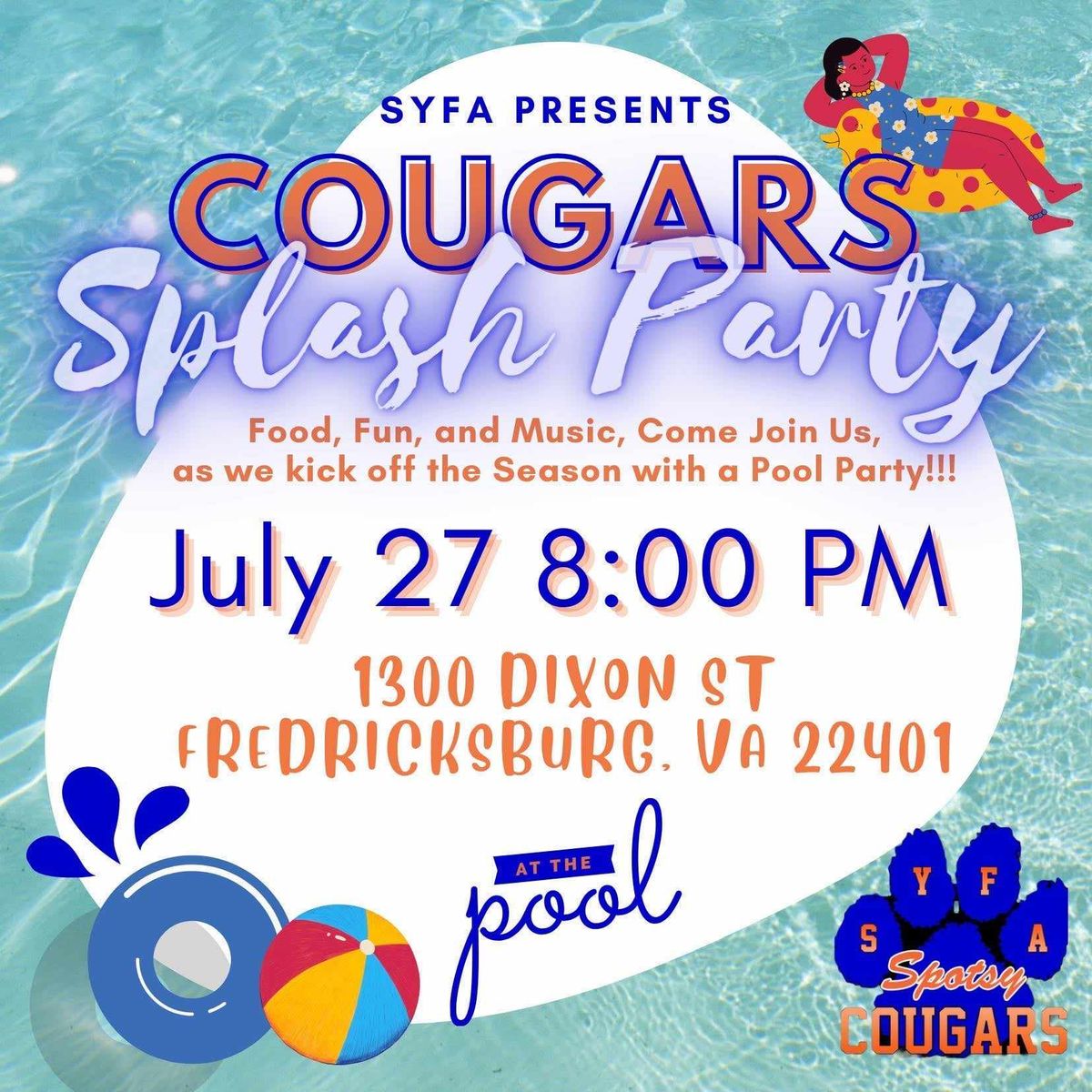 Cougar Nation Pool Party