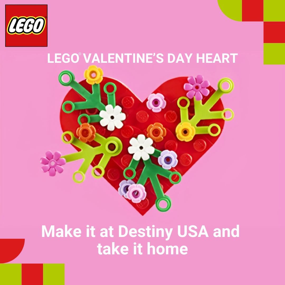 Lego Make and Take: Valentine's Day Heart